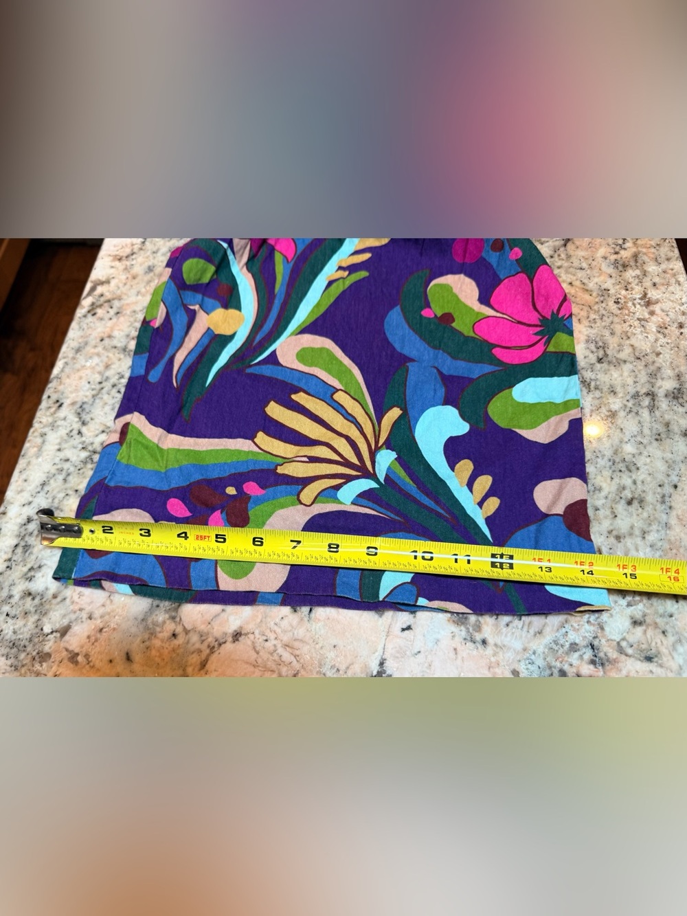 INC International Concepts Floral Palazzo Pants Size 14 Boho Wide Leg w Pockets - Picture 8 of 13